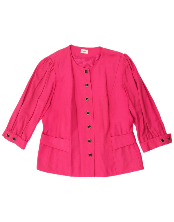 Top cardigan pentru femei ARA cu mâneci 3/4 EU 44 XL roz viscoză