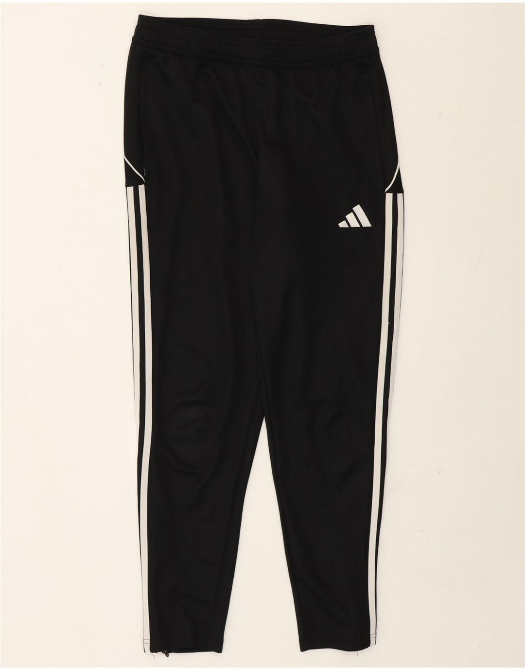 Pantaloni de trening Adidas Aeroready Slim Fit pentru bărbați, poliester mediu negru