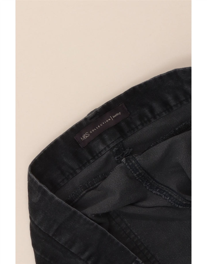 Marks & Spencer Pantaloni Bootcut din velur pentru femei W40 L33 bleumarin