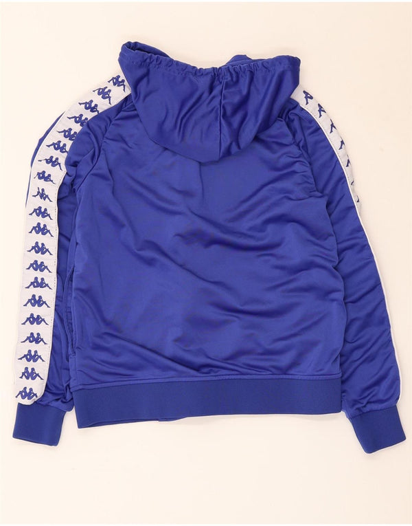 Pulover KAPPA pentru damă, cu fermoar și grafic, UK 10, albastru, color block