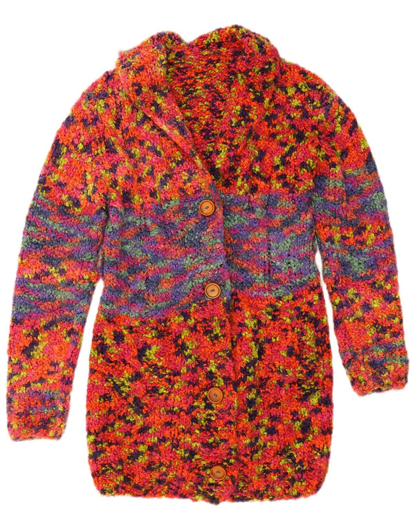 Pulover Cardigan Vintage pentru Damă, Marea Britanie 8 Mic, Multicolor, Pete