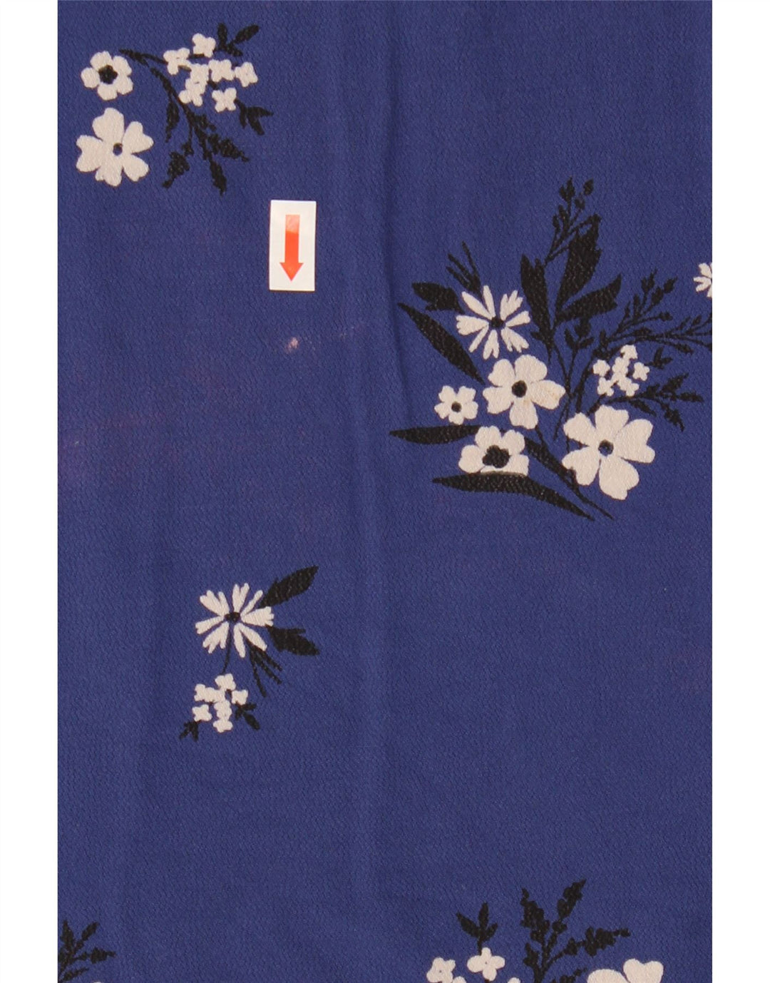 Bluză cu mânecă lungă pentru femei Marks & Spencer UK 12 Medium Bleumarin Floral