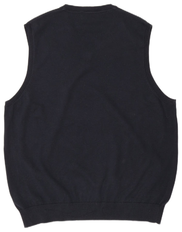 Vestă pentru bărbați Marks & Spencer, XL, bumbac bleumarin