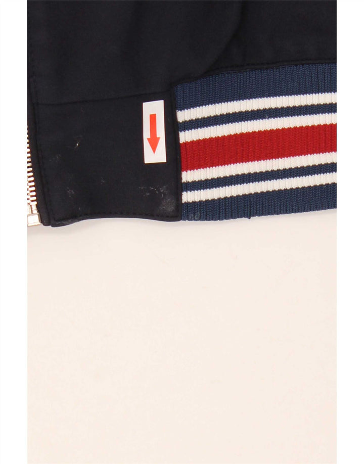 Bomber pentru bărbați Zara UK 40 mare, albastru bleumarin, viscoză cu dungi