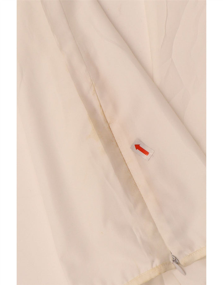 Dkny Pantaloni drepți casual pentru femei Mediu L30 L28 Poliester alb
