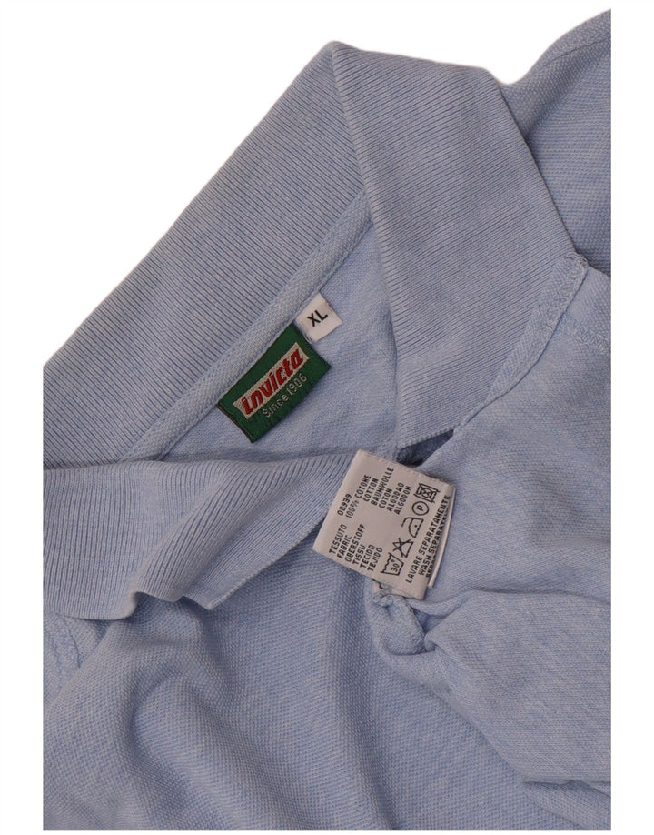 Tricou polo Invicta pentru bărbați XL, bumbac albastru