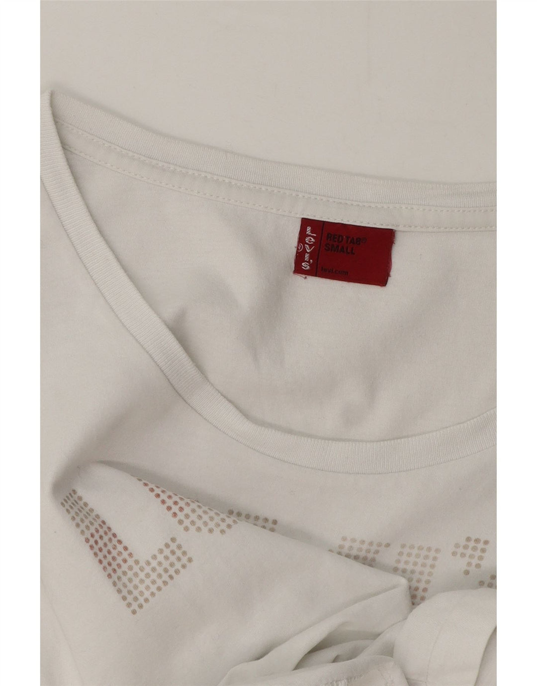 Tricou grafic Levi's pentru femei Top UK 10 Small White