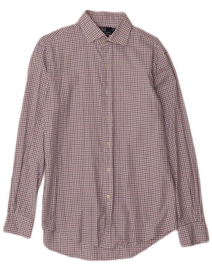 Cămașă Regent pentru bărbați Polo Ralph Lauren Mărimea 15 1/2 Medium Purple Check
