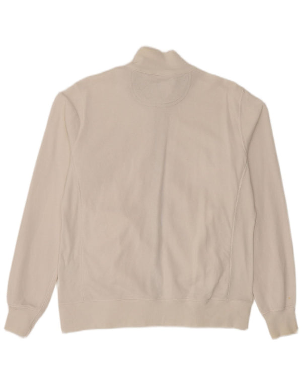 Jachetă de top pentru trening pentru femei Champion Easy Fit UK 16, mare, alb, bumbac