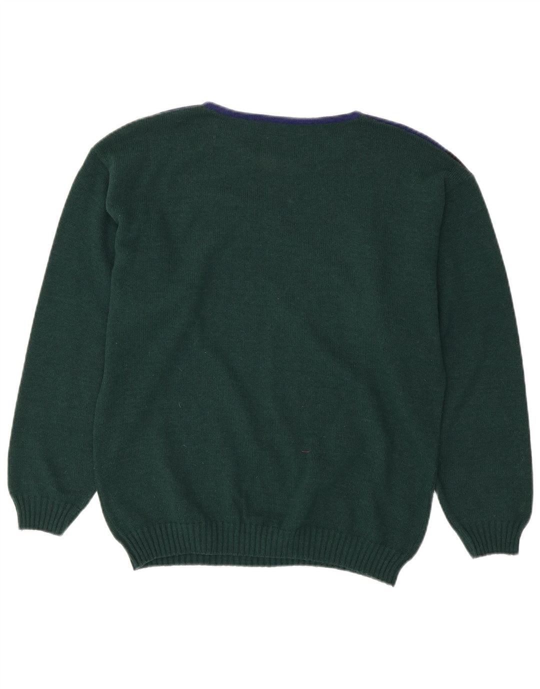 LES COPAINS Pulover pentru femei cu decolteu rotund Marea Britanie 18 XL Verde Colorblock