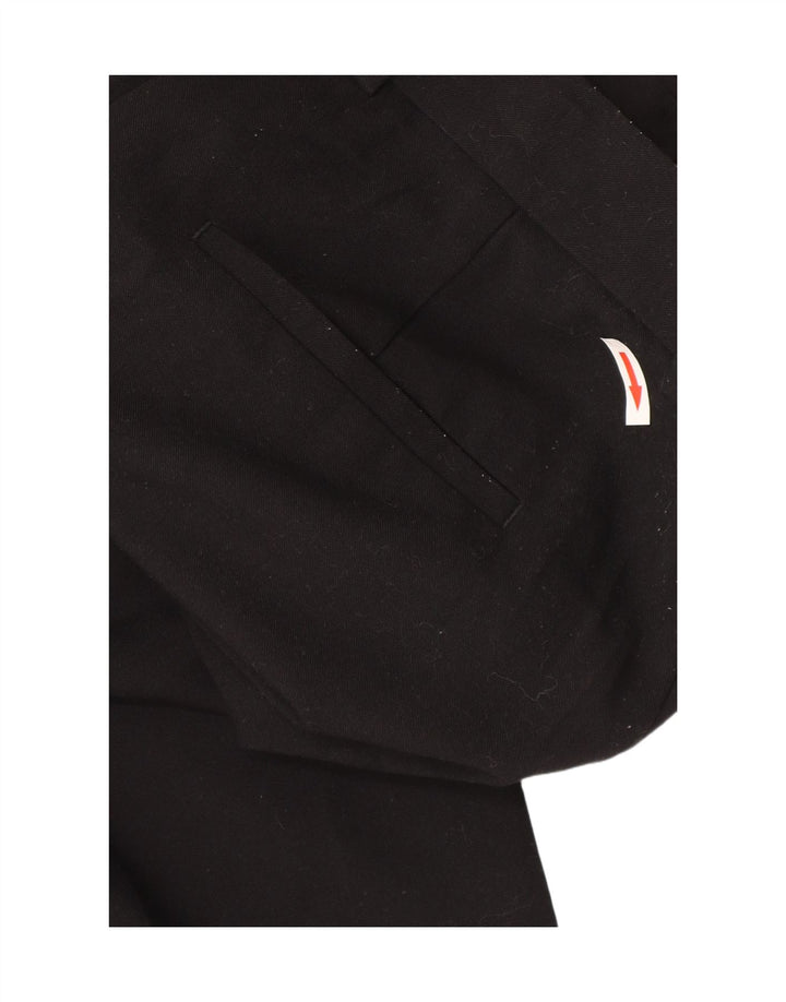 Pantaloni cargo drepti pentru femei Marks & Spencer UK 12 Medium W30 L30 Negru