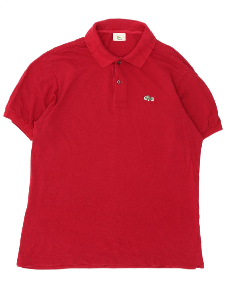 Tricou polo Lacoste pentru bărbați mărimea 5 mare bumbac roșu