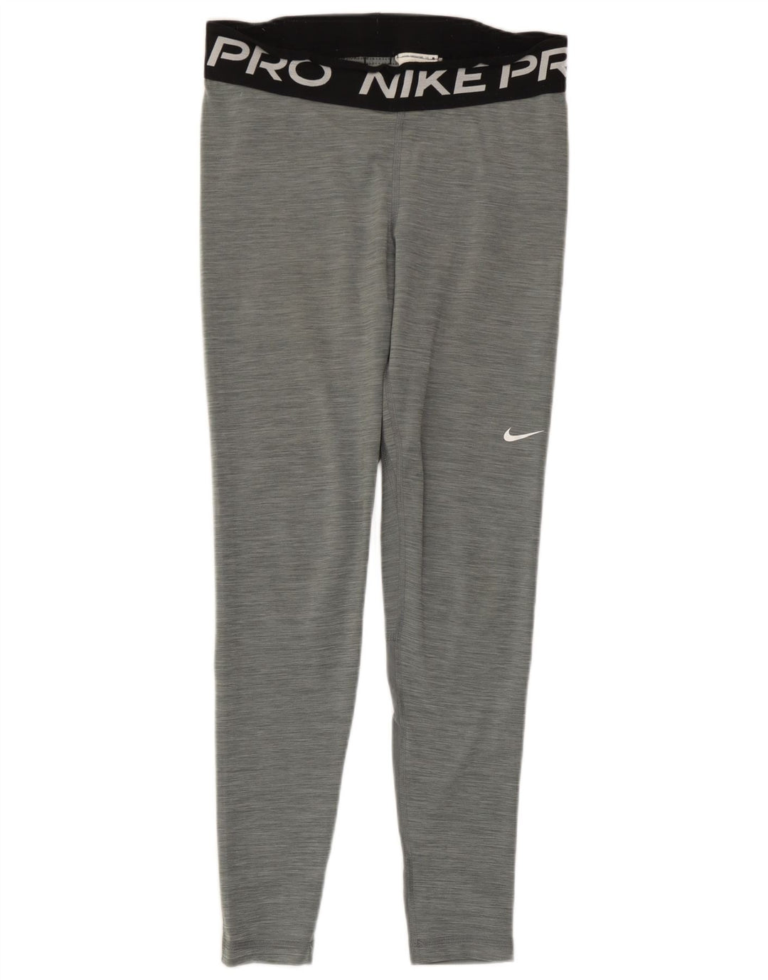 Leggings cu grafice Nike Dri Fit pentru femei UK 12 Gri mediu Colorblock