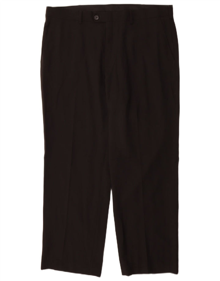 Pantaloni drepți pentru bărbați IZOD L38 L30 Poliester negru