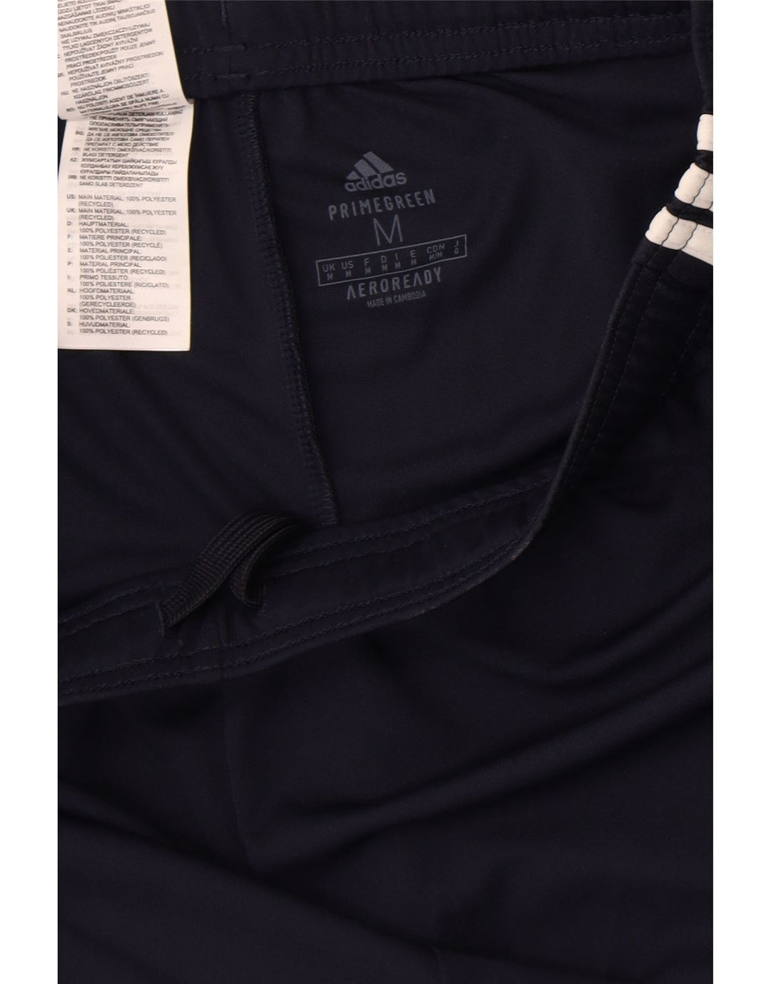 Pantaloni scurți de sport Adidas Aeroready pentru bărbați, poliester mediu albastru