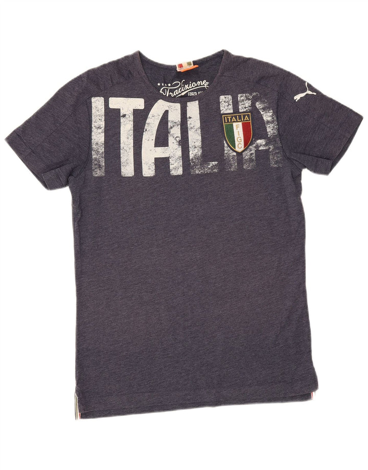 Tricou grafic Puma Italia pentru bărbați Top Mediu Bleumarin