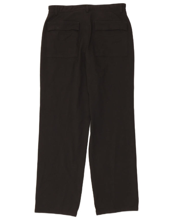 Pantaloni casual drepti pentru bărbați Marks & Spencer L30 L31 Poliester negru
