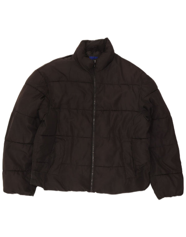 Jack & Jones Jachetă Căptușită pentru bărbați UK 38 Poliester mediu negru