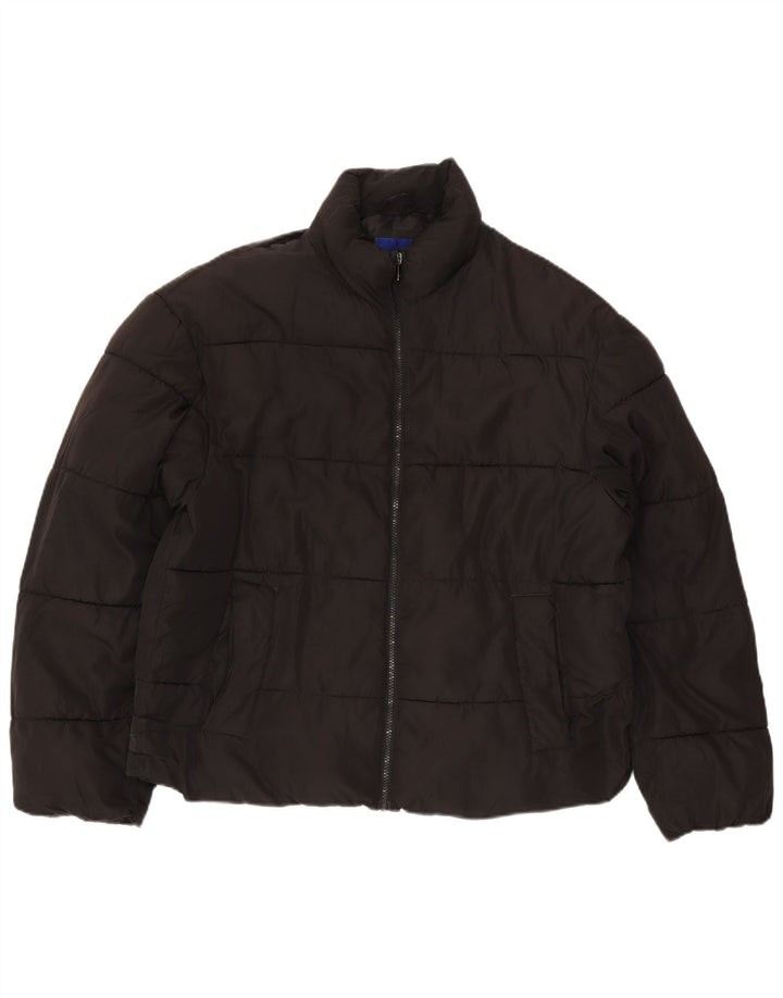Jack & Jones Jachetă Căptușită pentru bărbați UK 38 Poliester mediu negru