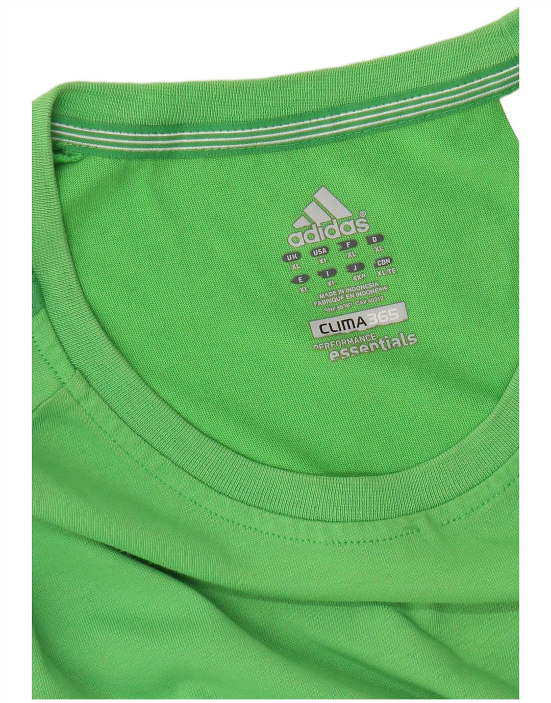 Tricou ADIDAS Clima 365 pentru bărbați, XL, verde