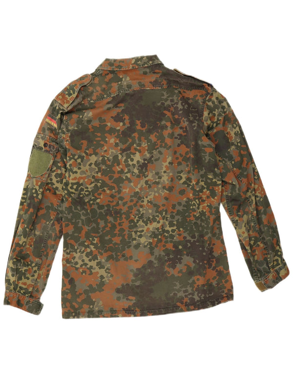 Cămașă militară vintage pentru bărbați, bumbac, camuflaj, kaki