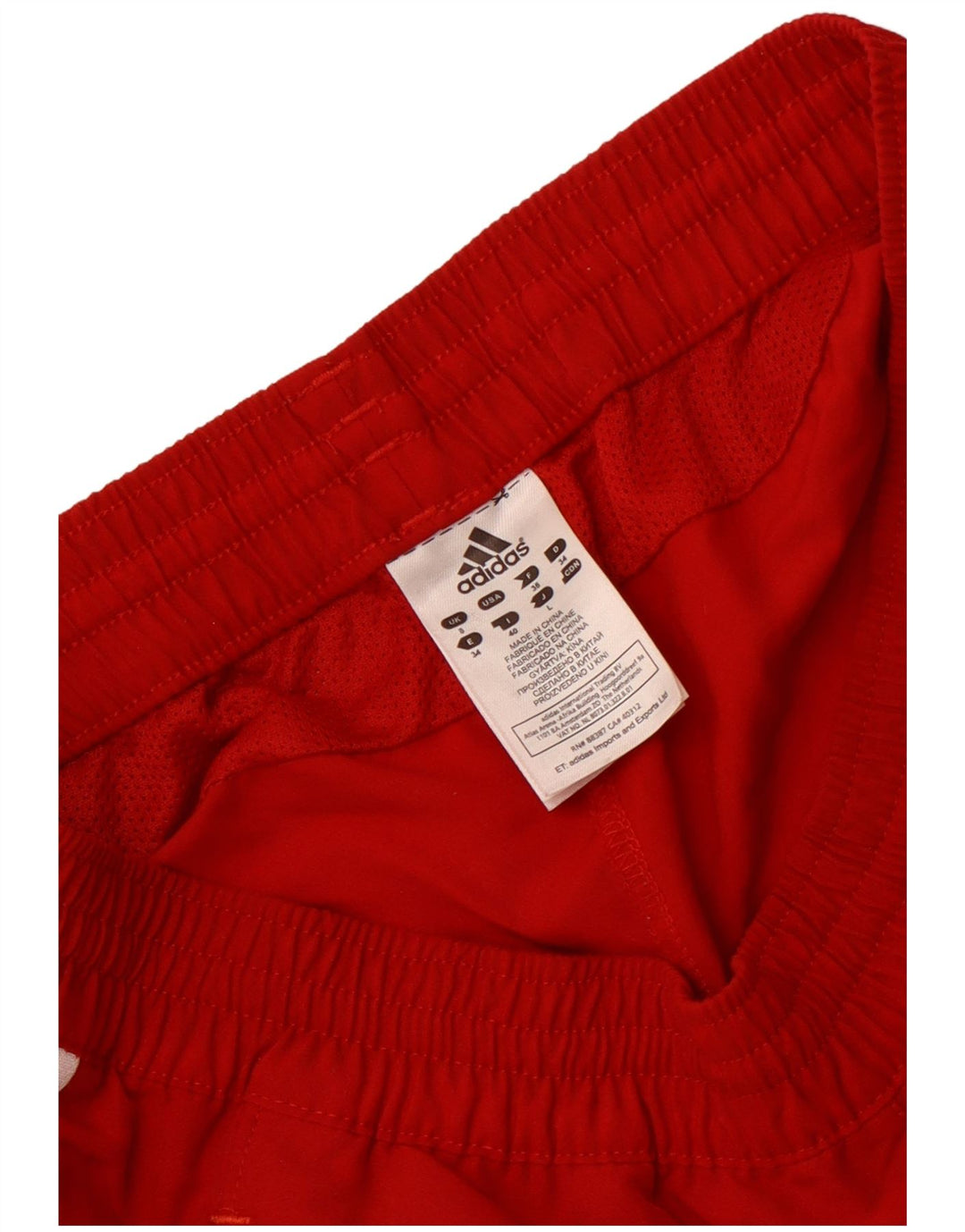 Pantaloni scurți sport Climalite Adidas pentru femei UK 8 Small Red Poliester