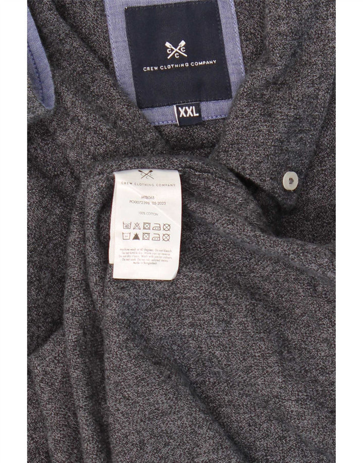 Crew Clothing Cămașă pentru bărbați 2XL bumbac gri