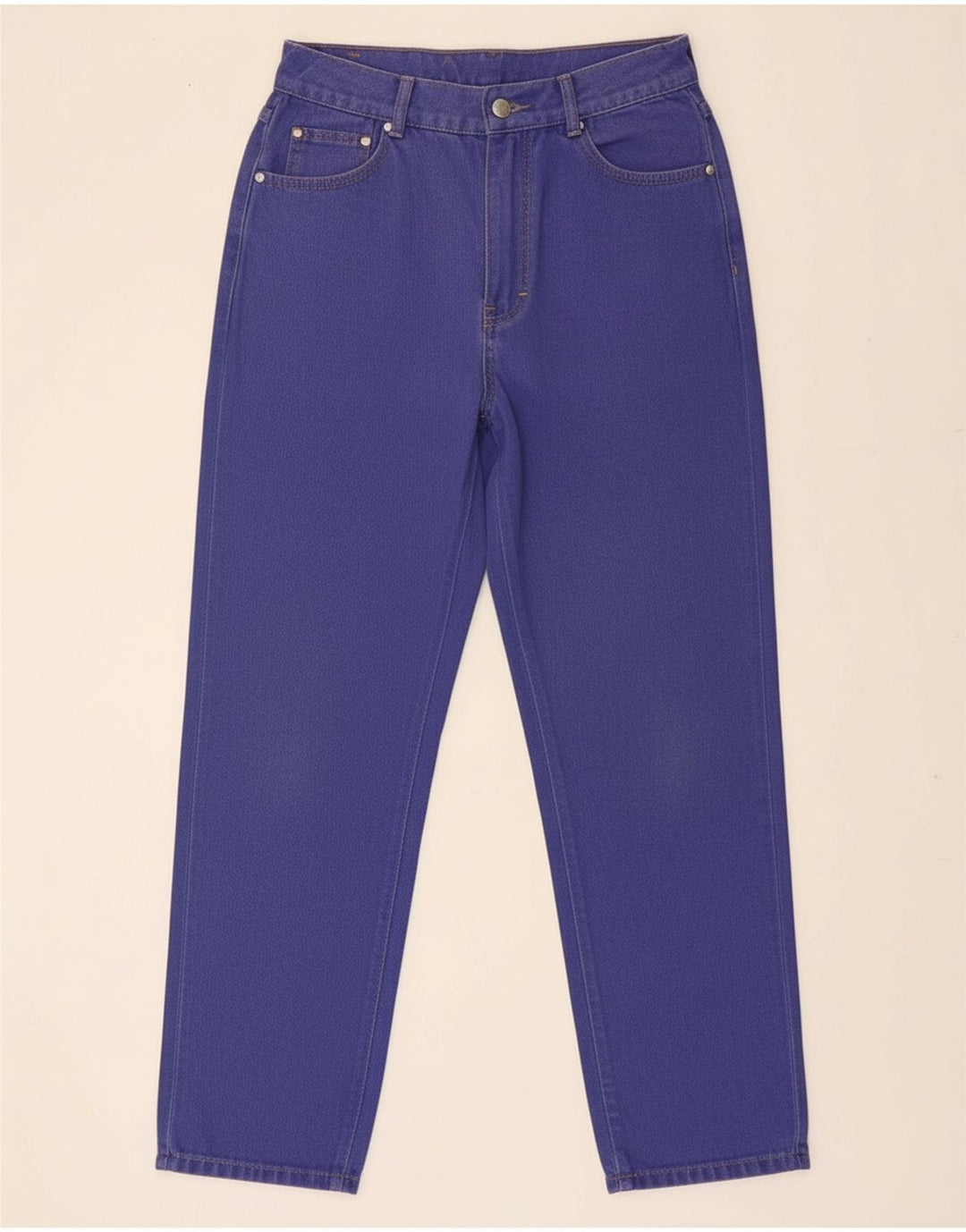 MASH Womens Tapered Jeans IT 42 Medium W26 L29 Purple Cotton