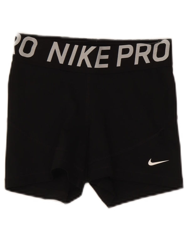 Pantaloni scurți sport grafic Nike pentru femei UK 4 XS negru