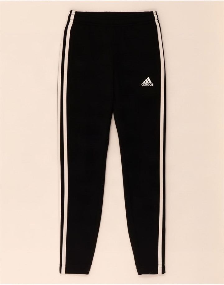 Pantaloni de trening Adidas fete 7-8 ani poliester negru