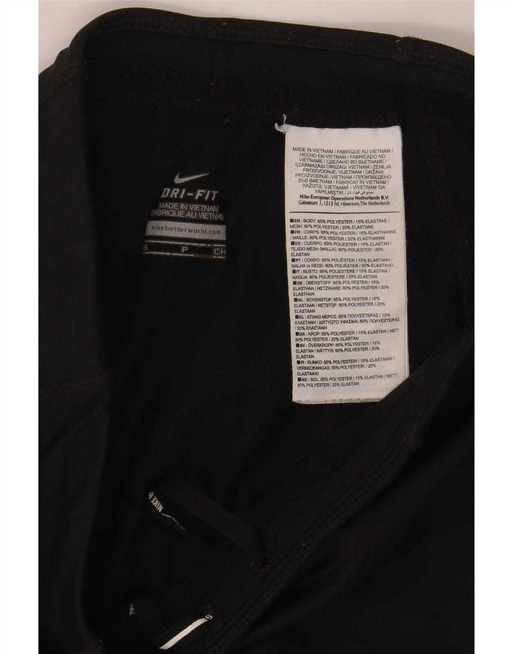 Leggings pentru femei Nike mici, negru, poliester