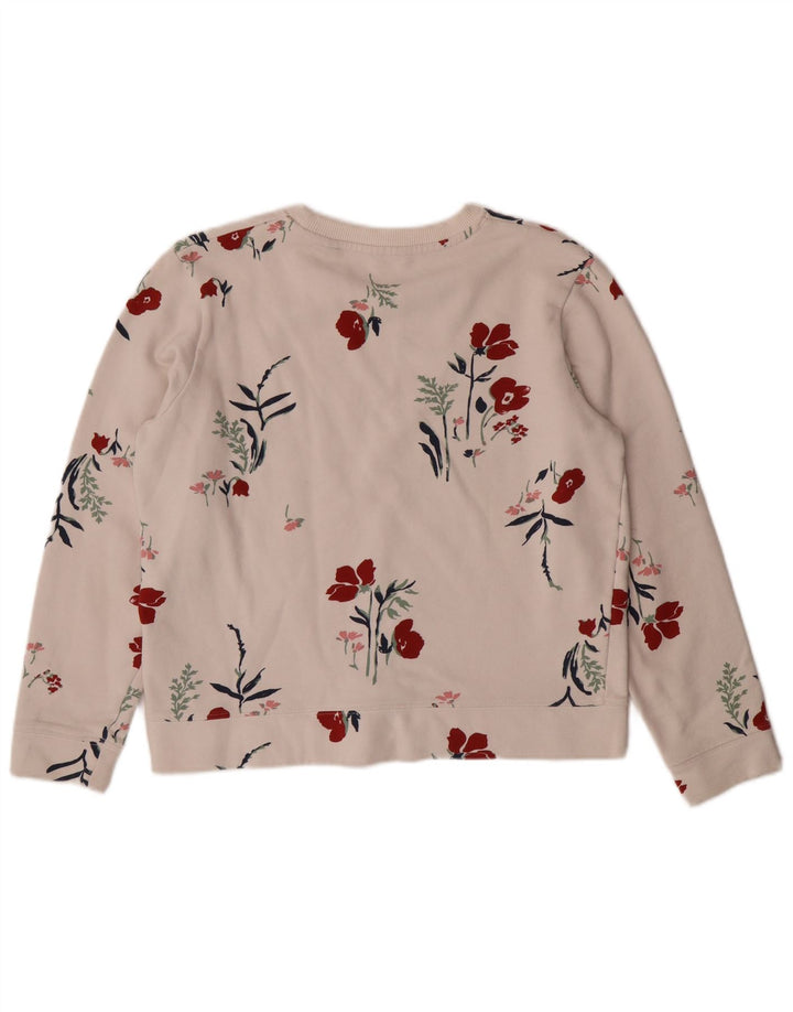 GANT Fete Pulover Crop Grafic Pulover 13-14 Ani Mediu Alb Floral