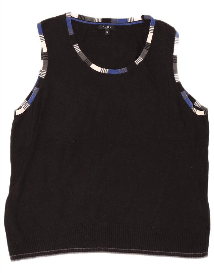 Vest Top pentru femei Hobbs UK 16, mare, negru, bumbac