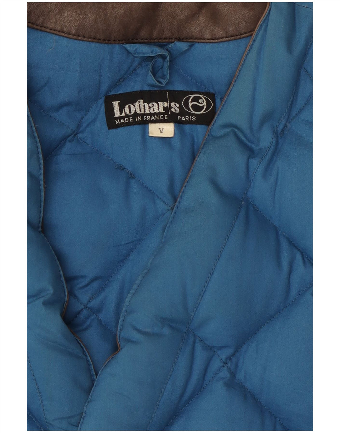 Lothars Gilet căptușit pentru bărbați UK 42 XL Blue Bumbac