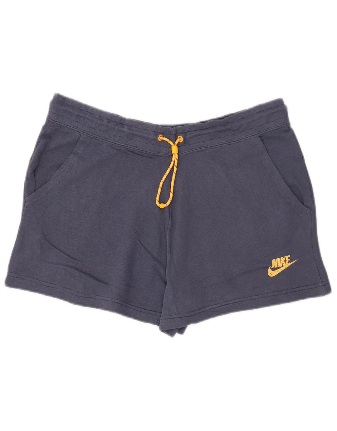 Pantaloni scurti sport NIKE pentru femei UK 16 mari, albastru, bumbac