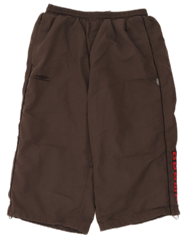 Pantaloni scurți sport Umbro pentru bărbați, cu grafică, poliester, gri