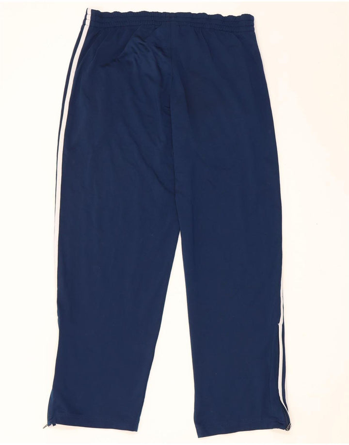 Pantaloni de trening Adidas pentru bărbați Marea Britanie 38/40 Poliester mediu albastru bleumarin