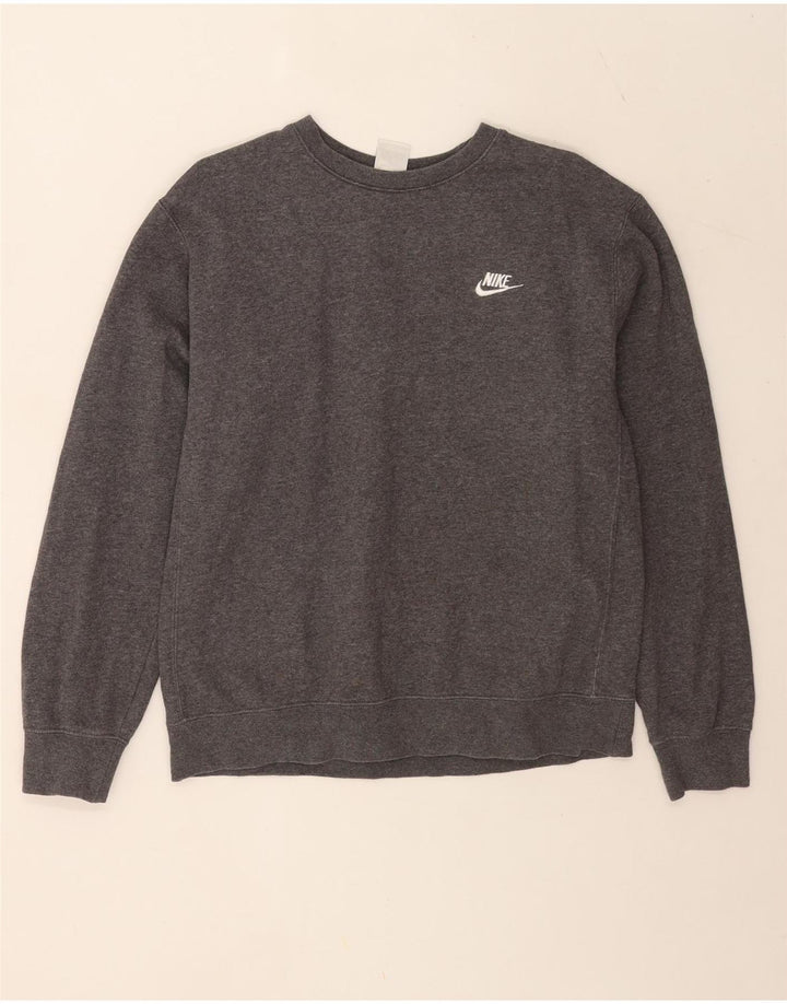Pulover Nike pentru bărbați, bumbac, gri mediu