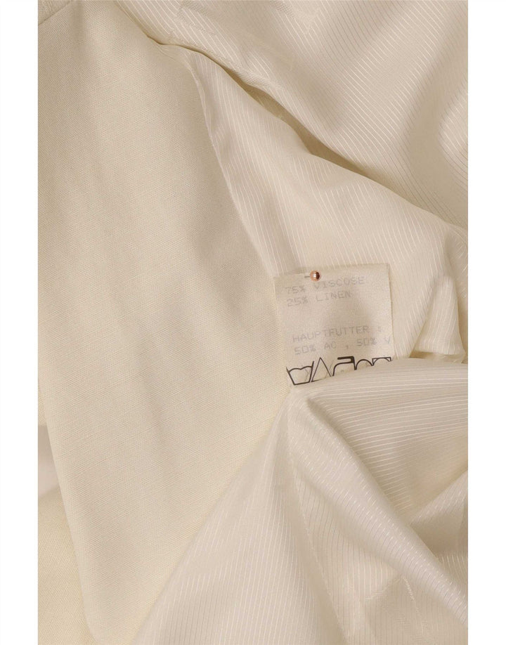 Jachetă Viventy pentru femei cu paragate cu 3 nasturi EU 40 Medium Off White