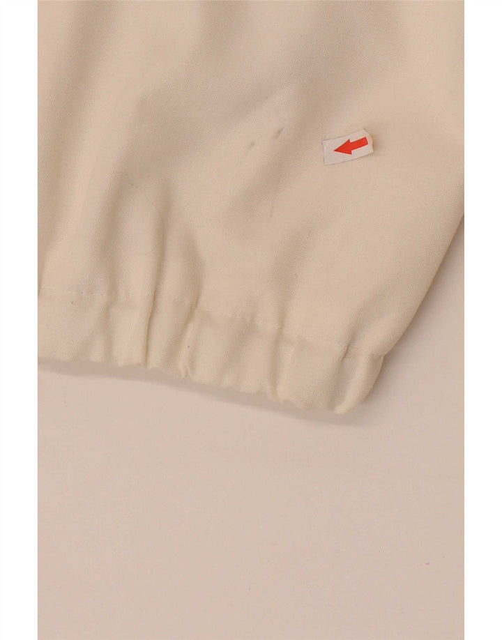 Bomber vintage pentru femei IT 46, mare, alb, din poliester