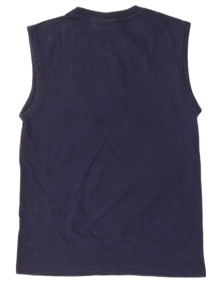 Vestă cu grafică pentru femei FILA UK 18 XL Bumbac bleumarin