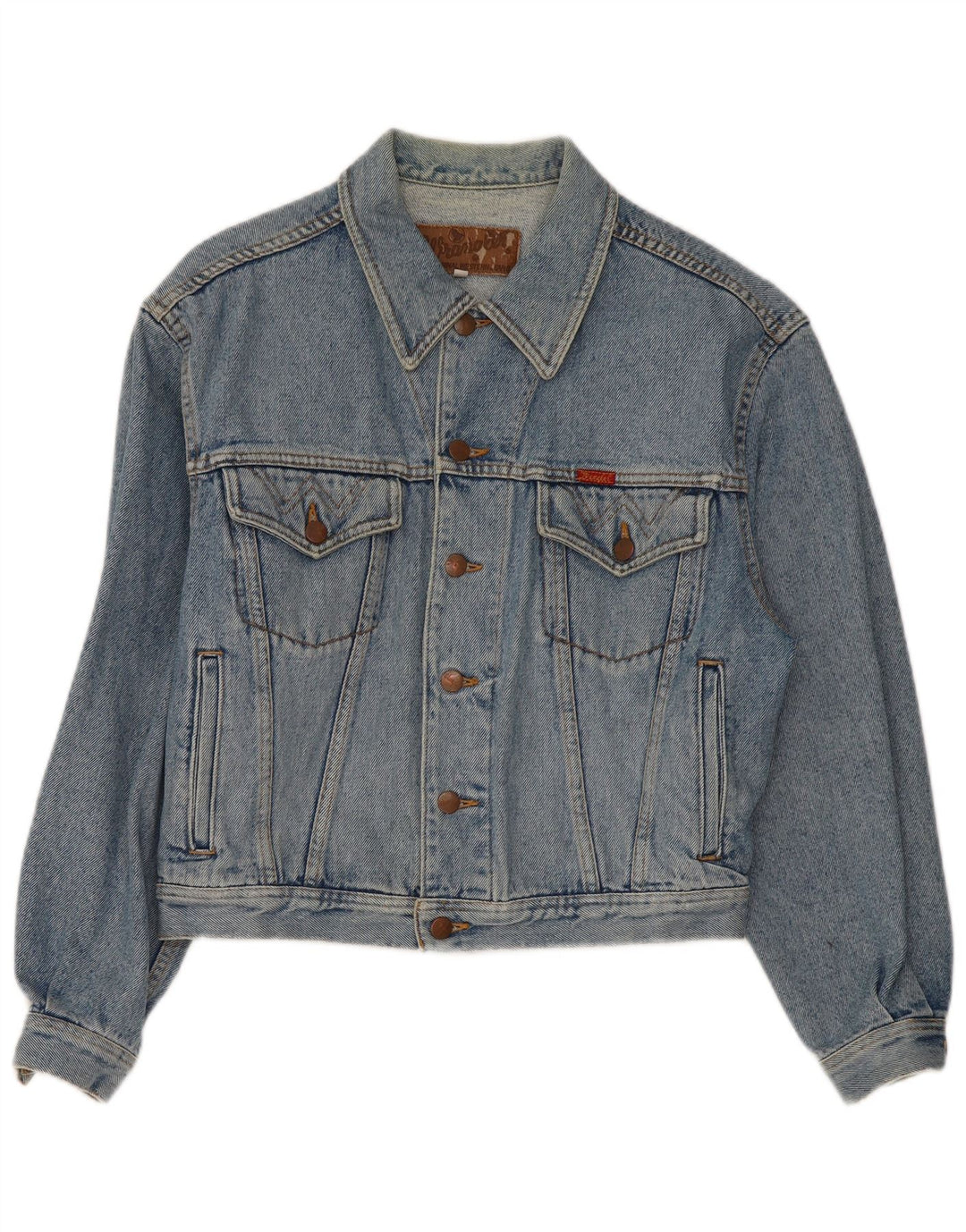 Jachetă de blugi pentru bărbați Wrangler UK 36 Small Blue