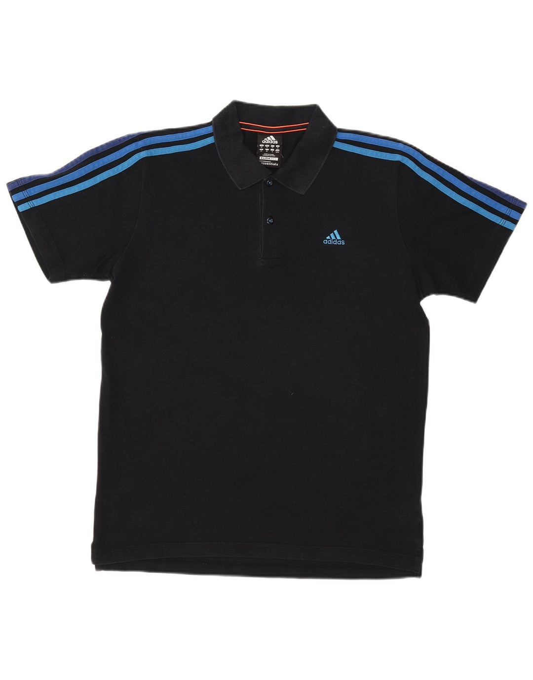 Tricou polo Adidas Clima 365 pentru bărbați, bumbac mediu albastru bleumarin