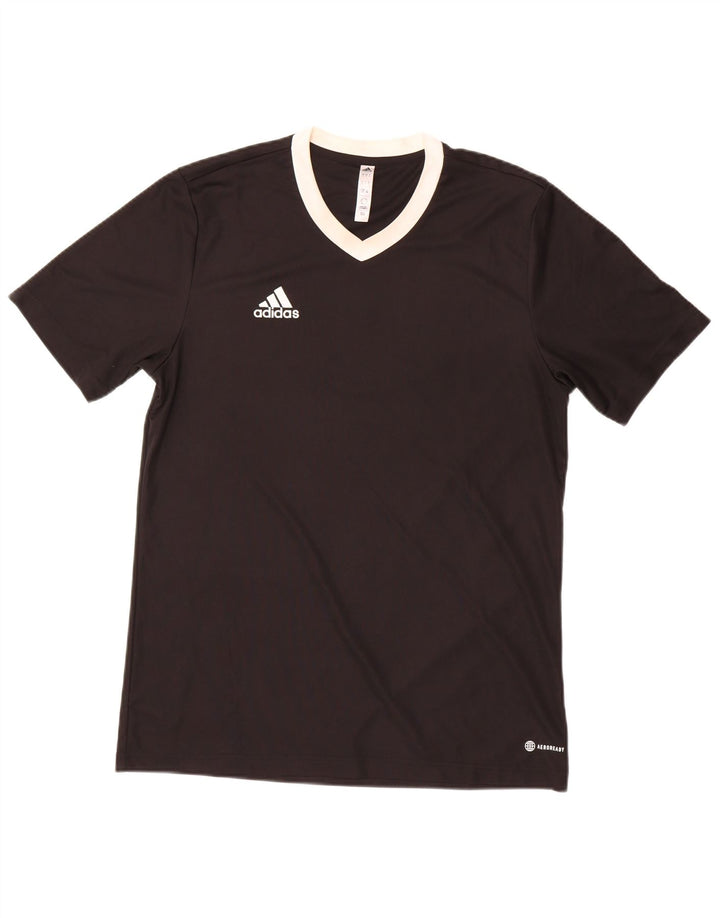 Tricou pentru bărbați Adidas Aeroready Top mare din poliester negru
