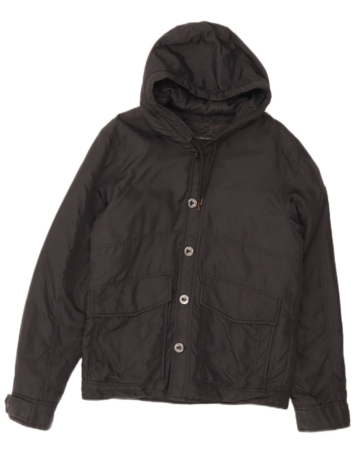 Jachetă căptușită cu glugă Calvin Klein pentru bărbați UK 38 Medium Black