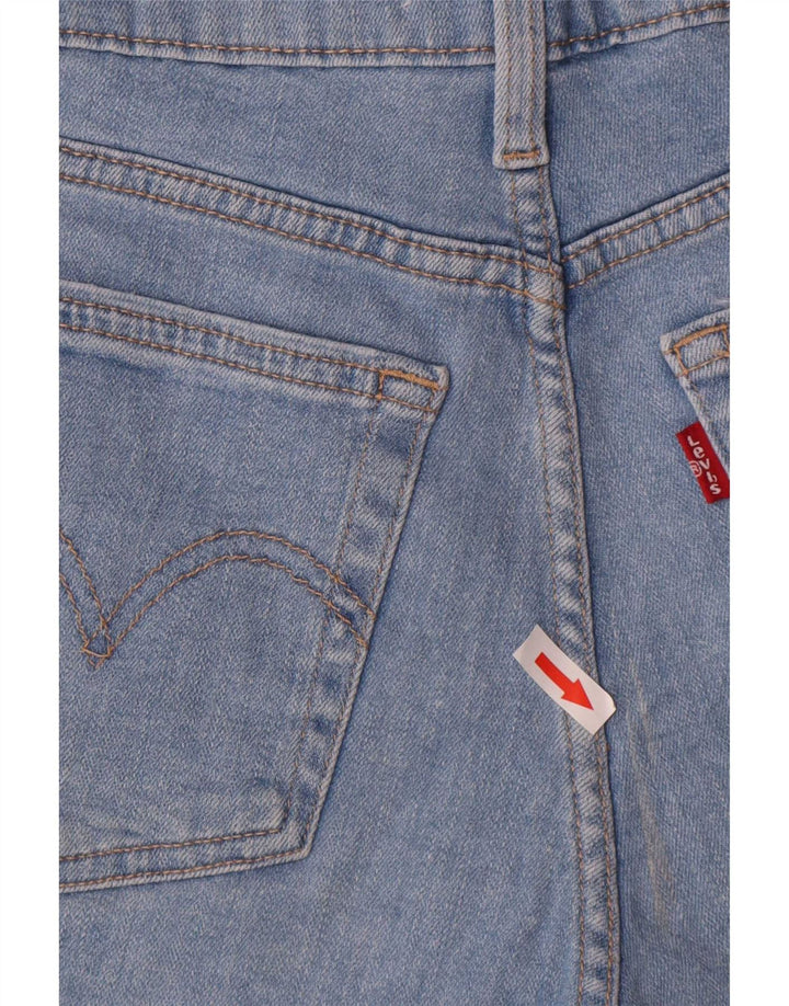 Pantaloni scurți Levi's de damă din denim învechit, mic W26, bumbac albastru