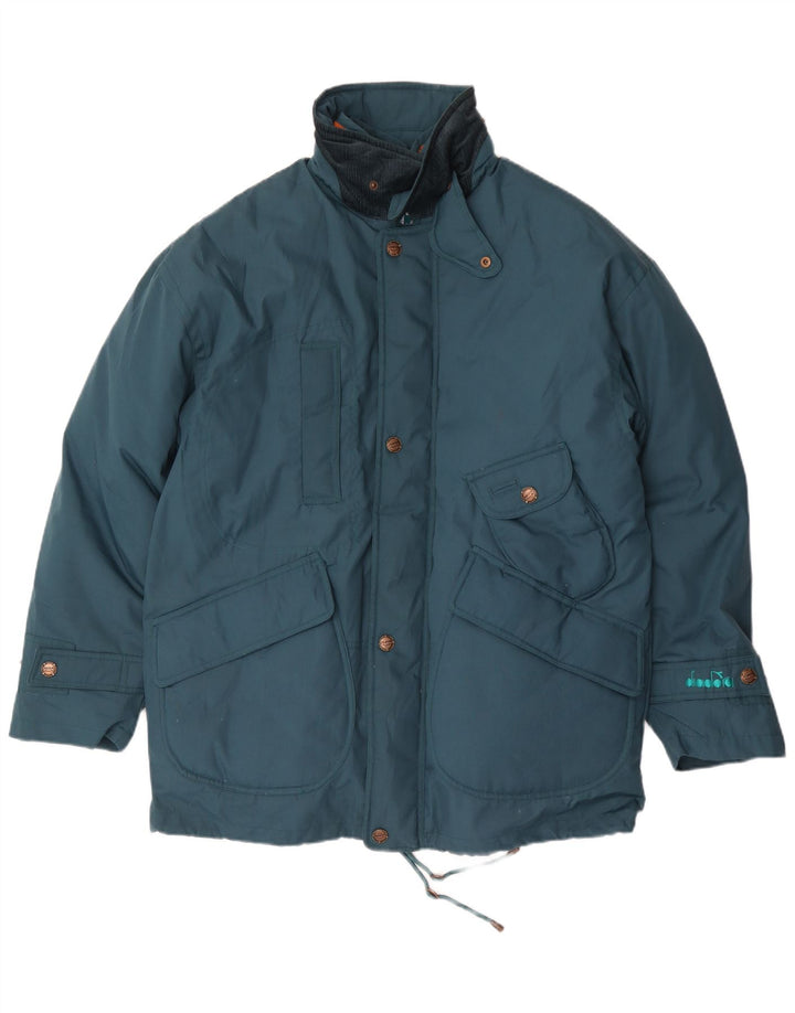 Jachetă Diadora pentru bărbați UK 38 Poliester verde mediu