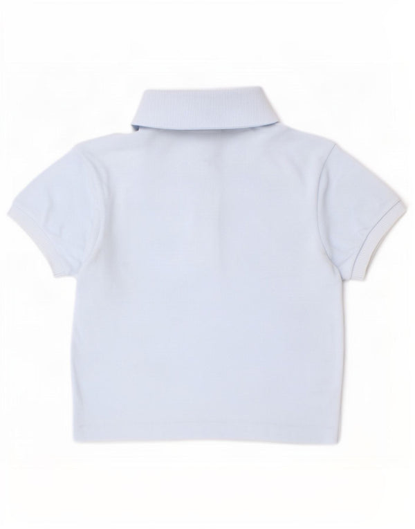 Tricou polo Lacoste pentru bebelusi baieti 18-24 luni bumbac albastru