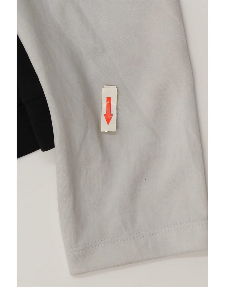 Top de trening Nike pentru femei, cu fermoar și gât, UK 14 Medium Black Colorblock