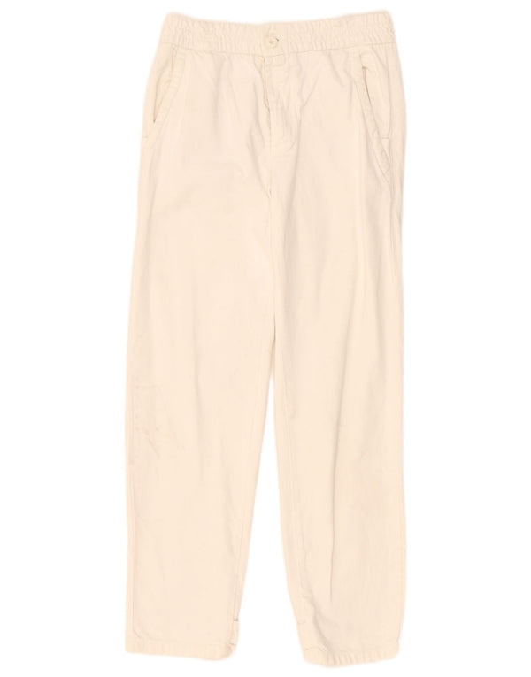 Pantaloni chino drepți pentru bărbați Zara Mici L30 L29 Alb cadru